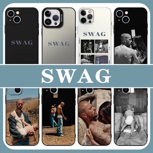 SWAG手机壳苹果15华为mate60贾斯汀比伯iPhone16promax小米14justinbieber专辑OPPO同款vivo欧美12美式13适用