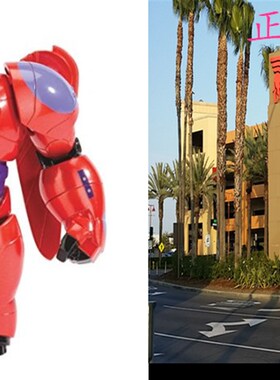 极速Big Hfero 6 4-Inch Baymax Action Figure