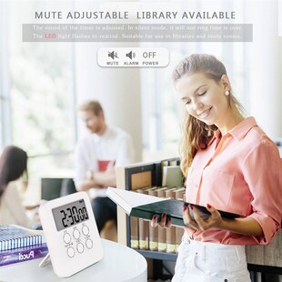 极速Digital Timer Clock Magnetic CooGking Countdown Alarm 24