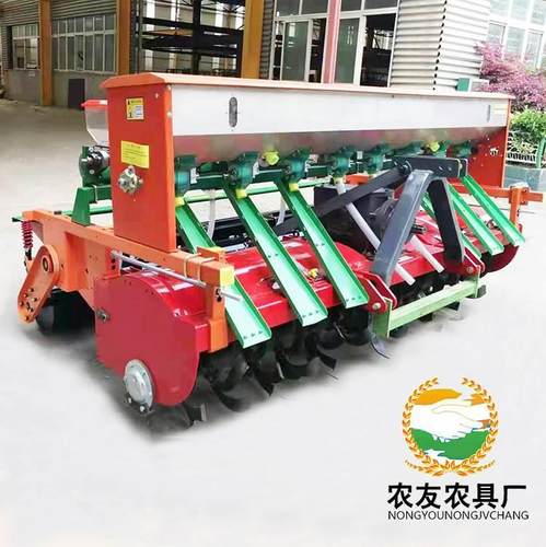 极速旋耕a施肥小麦玉米播种机新疆230型旋耕玉米精播机免耕型种油