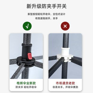 新品遮阳伞遮阳伞家o用院子里的大雨伞超大号户外商用长方形摆摊