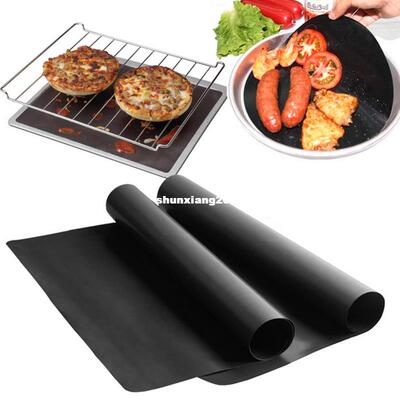 极速TUaUTH 0.2mm Thick Ptfe Barbecue Grill Mat 33*40cm Non-S