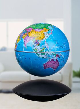 极速高科技产品6寸发光金色悬浮地球仪K 厂家 飞碟地球仪摆件