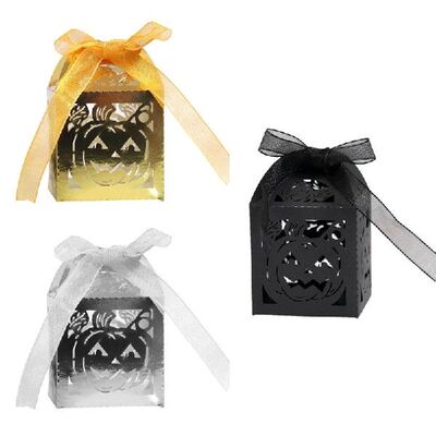 极速Halloween Hollow Pumpkin Candy Boxes SetS of 50 Paper