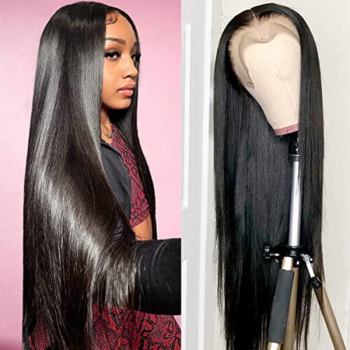 极速Straight Lace Frpont Wigs Human Hair 13x4 HD Lace Fronta