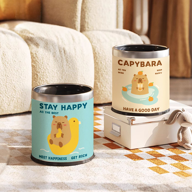 【高颜值新款】卡皮巴拉垃圾桶