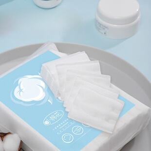 小棉花化妆棉三层加厚卸妆棉一次性双面双效卸甲卸妆专用棉片