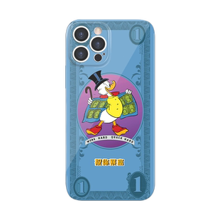 史高治手机壳苹果17华为vivo唐老鸭iPhone16promax小米15pro叔叔OPPO暴富14发财13美式复古卡通x光辉岁月适用