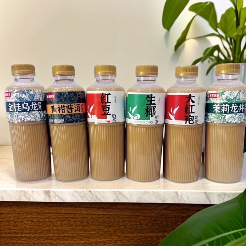 唯唯倍健茉莉龙井大红袍奶茶生椰奶茶风味饮料620g奶香醇厚网红款