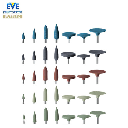 EVE德国硅胶抛光器 EVEFLEX带柄系列抛光磨头