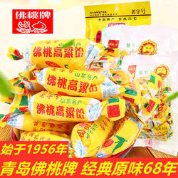 佛桃牌高粱饴拉丝软糖老字号山东青岛特产原味绿豆饴传统糖果零食