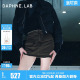 DAPHNELAB水洗毛边半身裙甜酷盐系风百搭防走光裙裤