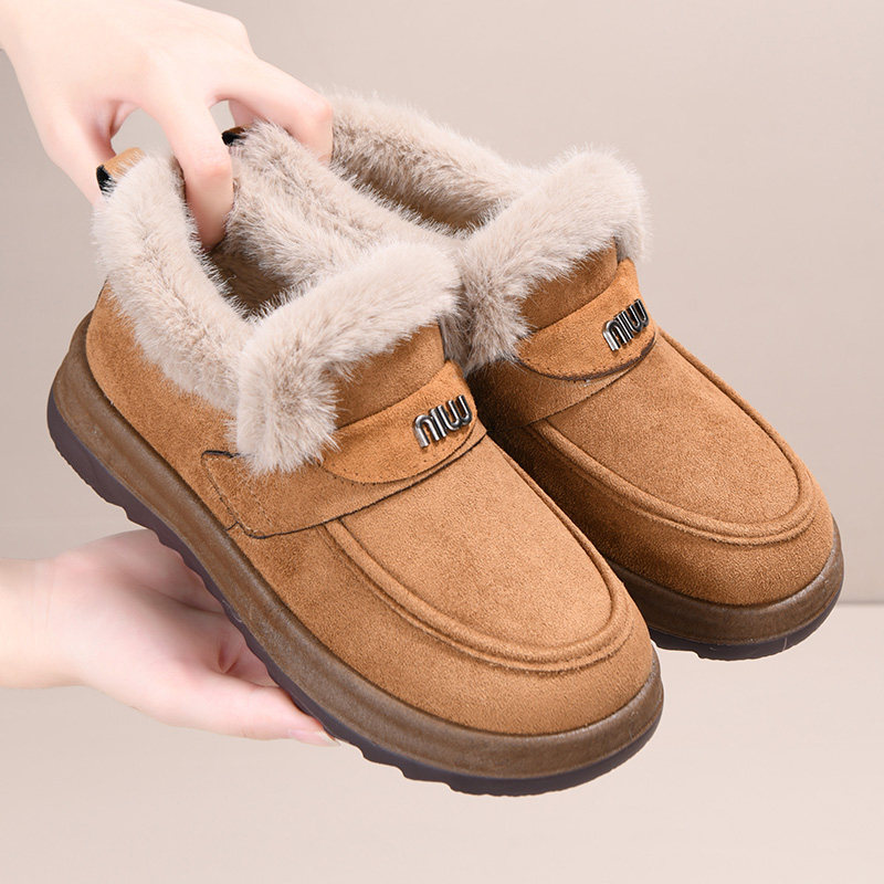 冬季老北京棉鞋女新款加绒保暖雪地靴短筒加厚防寒妈妈鞋棉靴防滑,女鞋,时尚雪地靴,淘宝优惠券,粉丝福利购,淘宝优惠卷