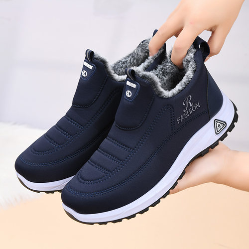 冬新款加厚加毛棉鞋雪地靴
