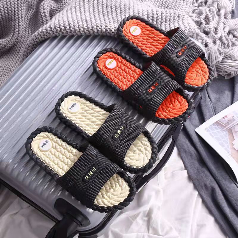 男士拖鞋适合暴走的拖鞋防臭男托拖鞋高档防滑新居家用按摩男士外