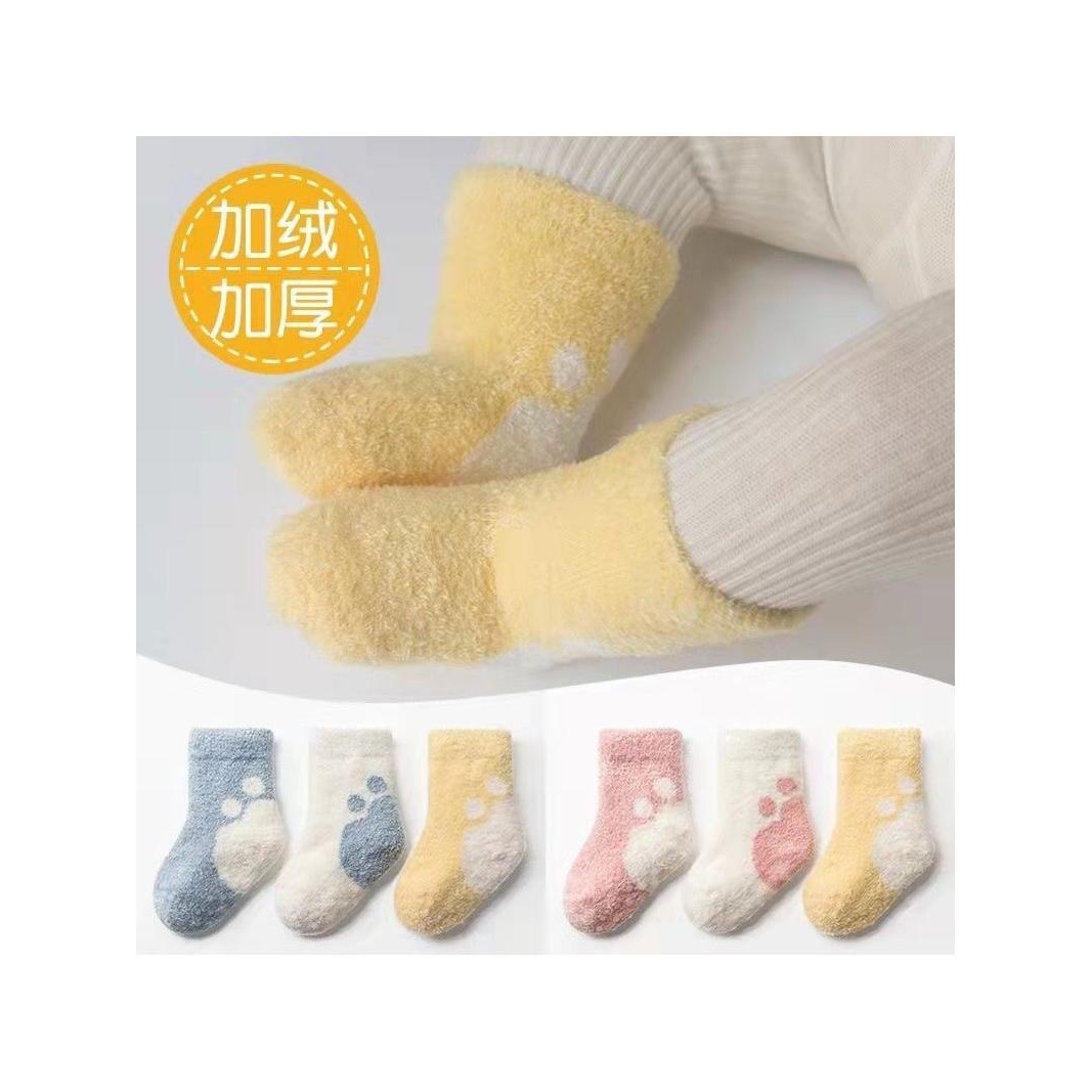 婴儿袜子冬季加厚保暖宝宝珊瑚绒袜子儿童中筒袜新生儿毛绒地板袜,童装/婴儿装/亲子装,儿童袜子(0-16岁),淘宝优惠券,粉丝福利购,淘宝优惠卷