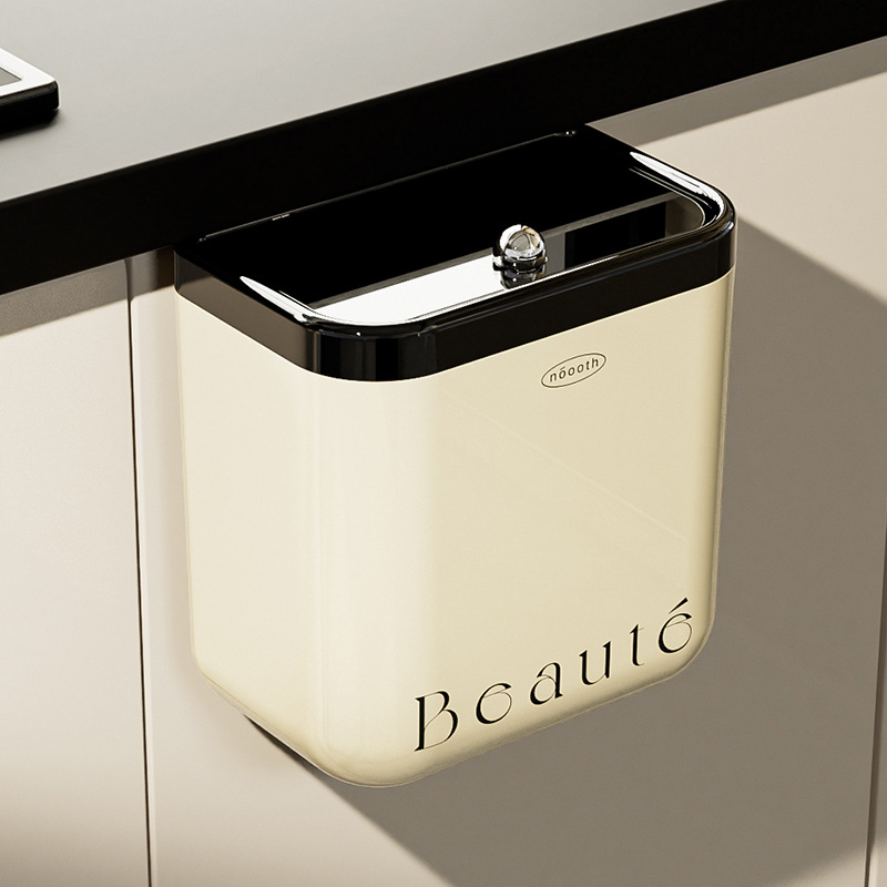 B&r厨房垃圾桶挂式家用壁挂卫生间厕所大号翻盖带盖厨余收纳