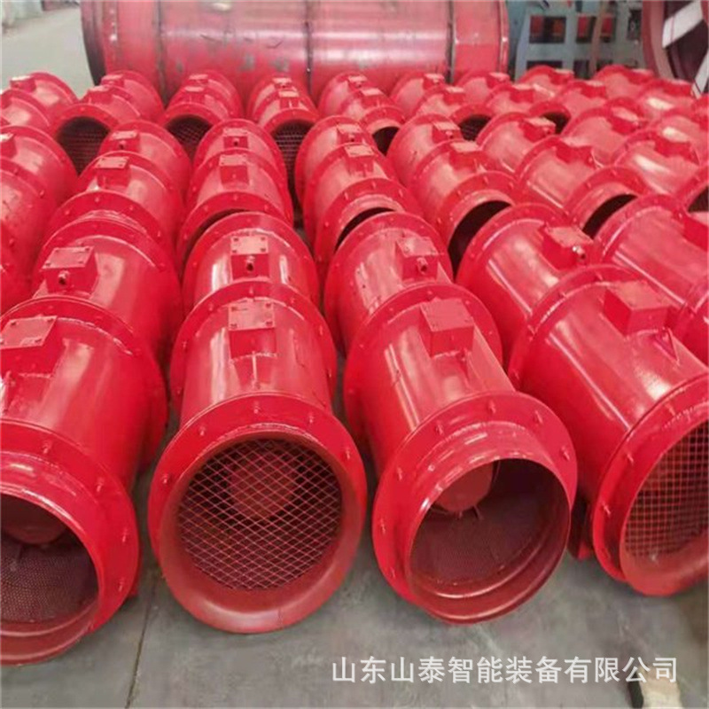矿用隔爆抽出式风机运行平稳轴流风机FBCD系列矿用抽出式通风机