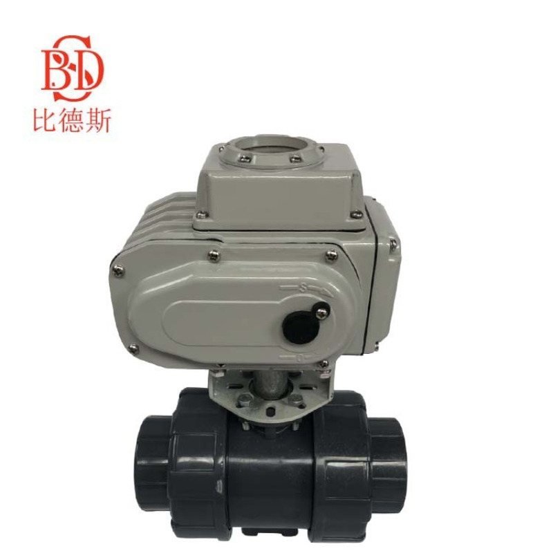 Q911F-10S电动UPVC球阀 电动PVC塑料球阀 DN15 2025 32 40 50