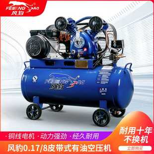 修喷漆上海工业气泵220v 风豹空压机高压小型充气泵木工装