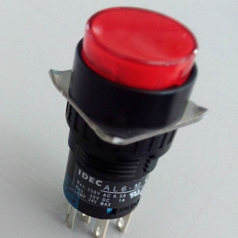 IDEC和泉按钮开关AB6G-M1PR启动急停按钮开关