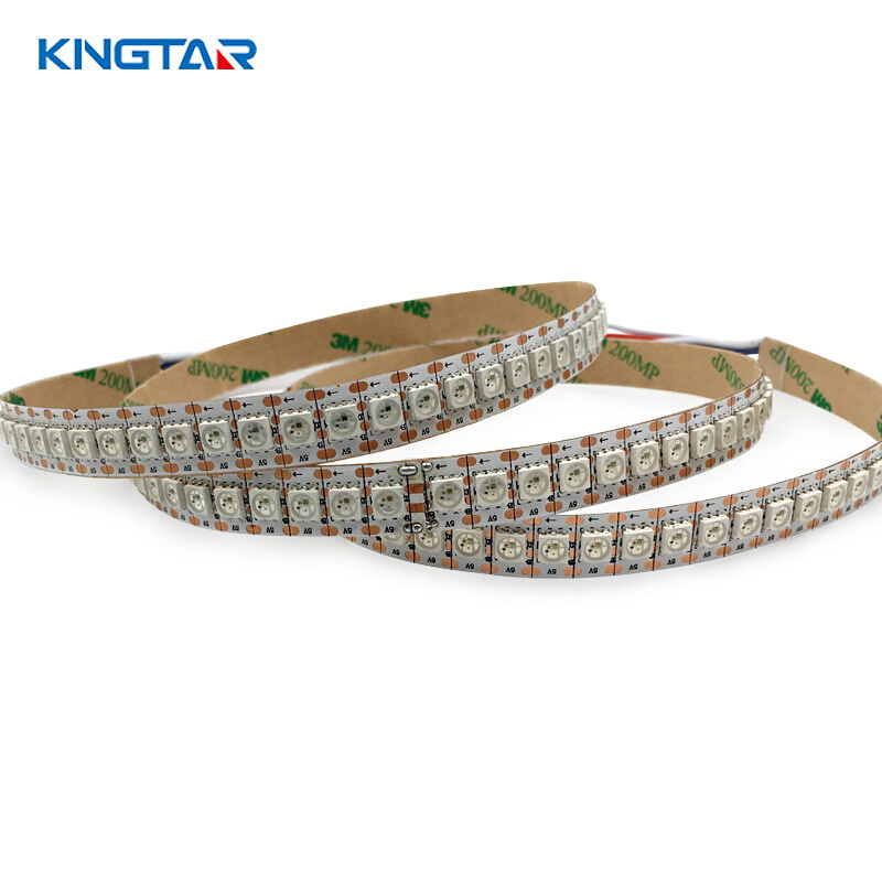 热卖5V/WS2812B升级WS2813B单点灯条断点续传ICLED幻彩灯带高密度