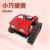 小型遥控履带割草机开荒汽油碎草机果园草坪边坡打草全地形除草机