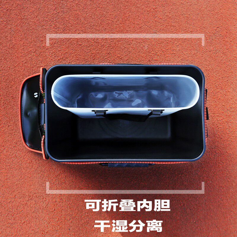 鱼桶内胆鱼护包手提袋防水便携渔具袋多功能干湿U分离鱼护桶内兜