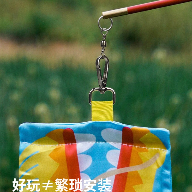 图益甩甩龙年礼物儿童户外运动幼儿园比赛道具手舞彩带新年玩具