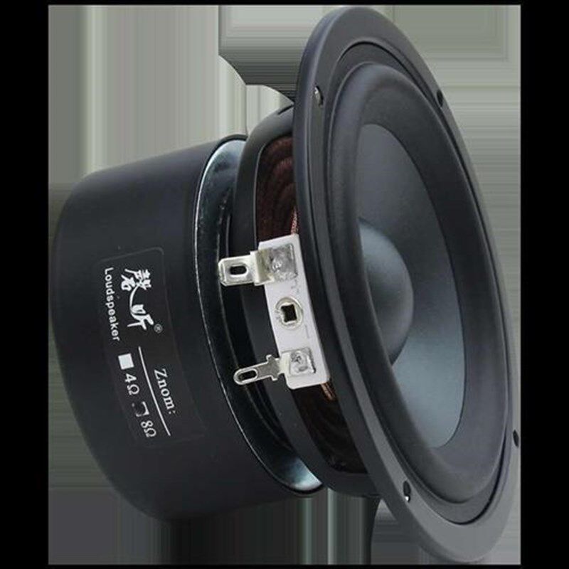 磬听5.25寸双磁人声纯中音喇叭圆形专业三分频音箱发烧中频扬声器