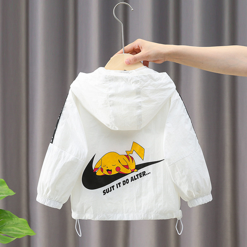 儿童防晒衣超薄透气小男孩夏季空调衫宝宝夏款上衣男童外套防晒服