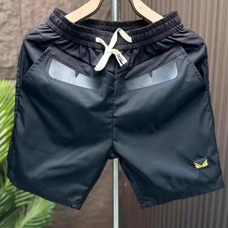 特大码300斤夏季休闲短裤男韩版百搭五分裤潮流速干沙滩裤衩时尚2