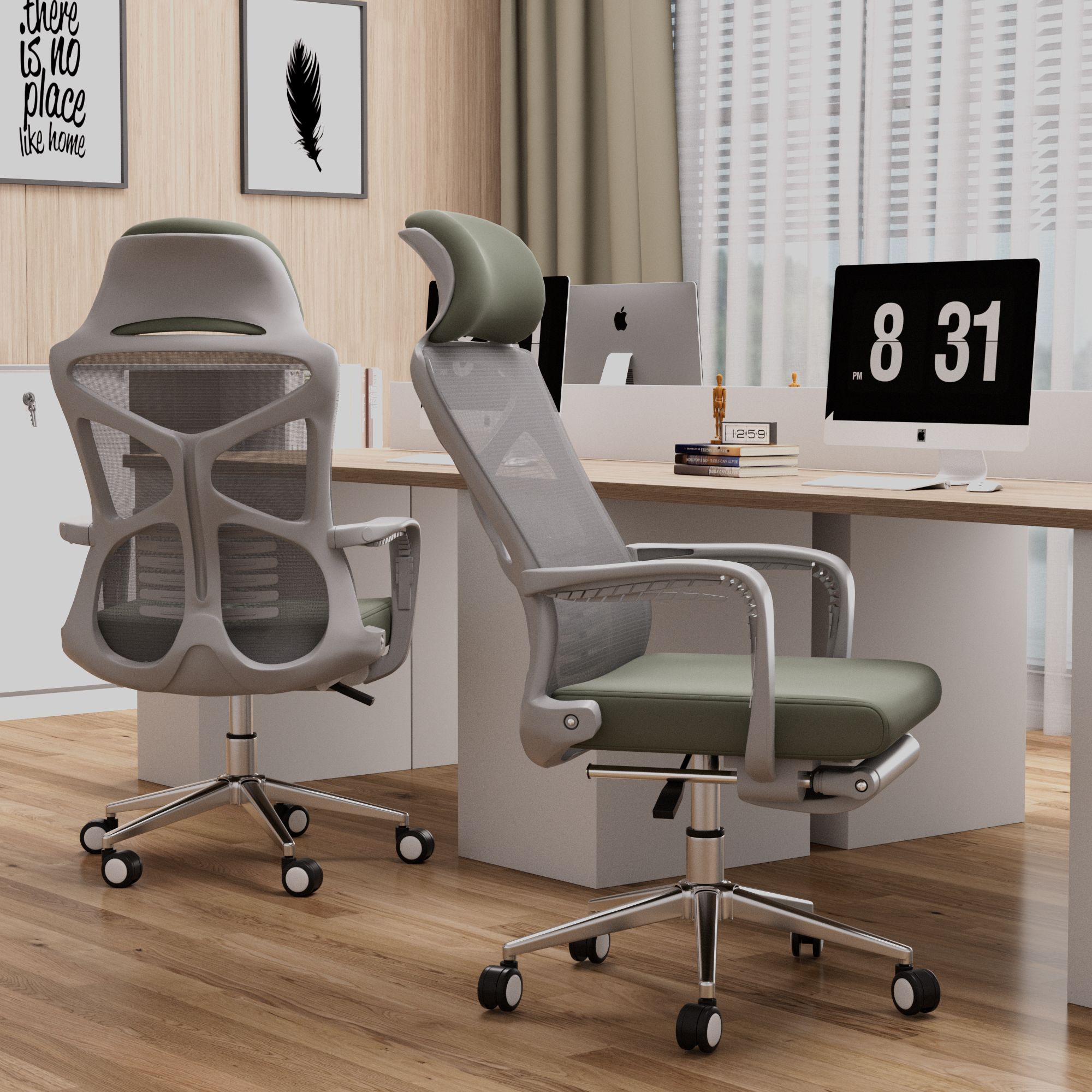 办公椅舒适久坐人体工p学椅午睡躺椅电脑椅家用转椅书桌椅子电竞