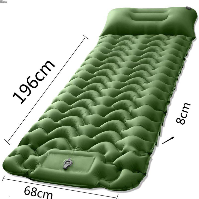 便携式折叠d帐篷新款脚踩汽车露营全自动充气垫床户外睡垫防潮气