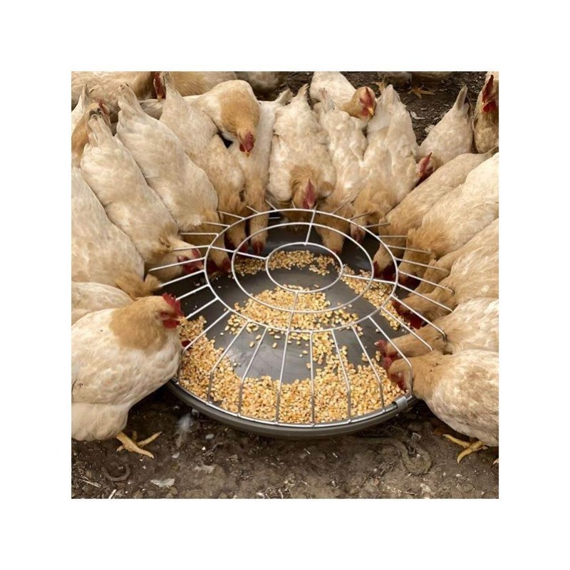 新款耐摔耐用牛筋盆家禽家畜鸡鸭鹅料槽猪狗羊用食槽饲料盆打不翻