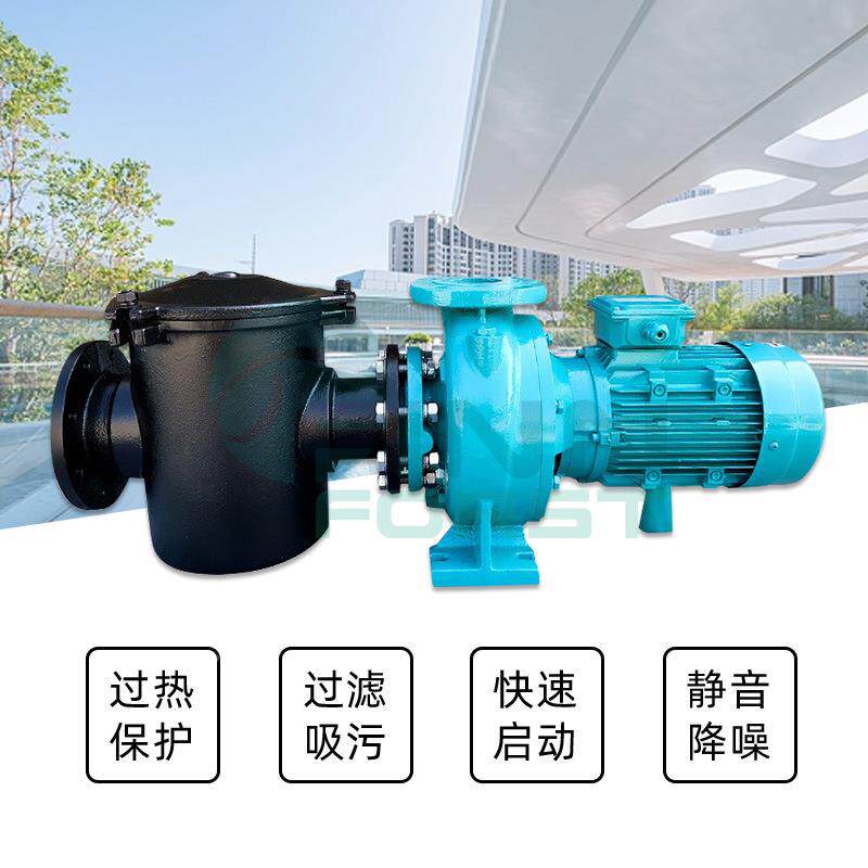 FU大铸铁泵水泵循环离心式水泵静音水设游泳池备高扬IZJ程功率水