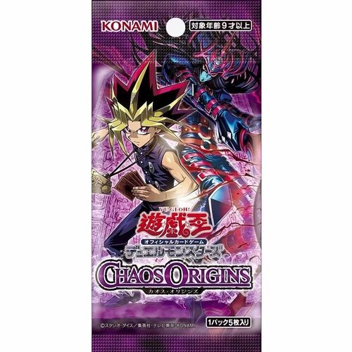 正版游戏王1305补充包 混沌原初 CHAOS ORIGINS 港版日文原盒