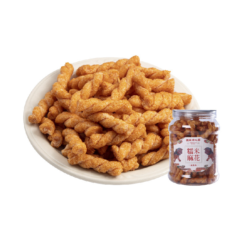 墨茉点心局 开心糯米小麻花235g/罐份量全新升级(新包装)