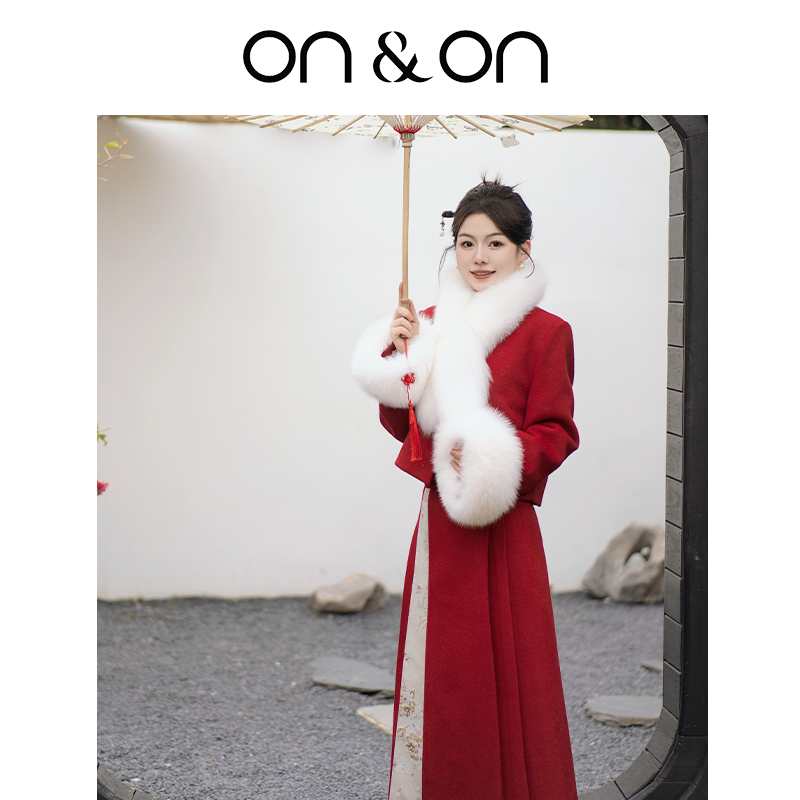 绵羊毛新中式时尚套装保暖洋气