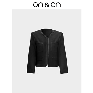 廓系减龄气质短款 ON＆ON 优雅时尚 法式 小香风外套 安乃安2025冬季