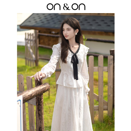 安乃安韩系娃娃领气质减龄感套装