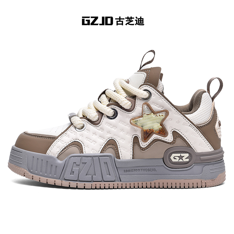 GZJD/古芝迪原创情侣板鞋男女同款2025秋季新款时尚休闲运动潮鞋
