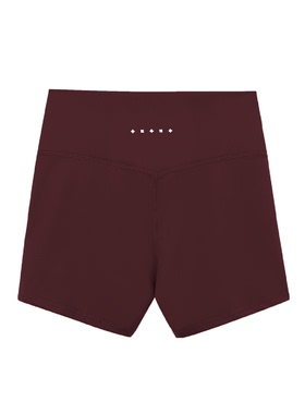 BromoSt 基础款 健身瑜伽裤女高腰紧身蜜桃欧美波尔多红三分裤