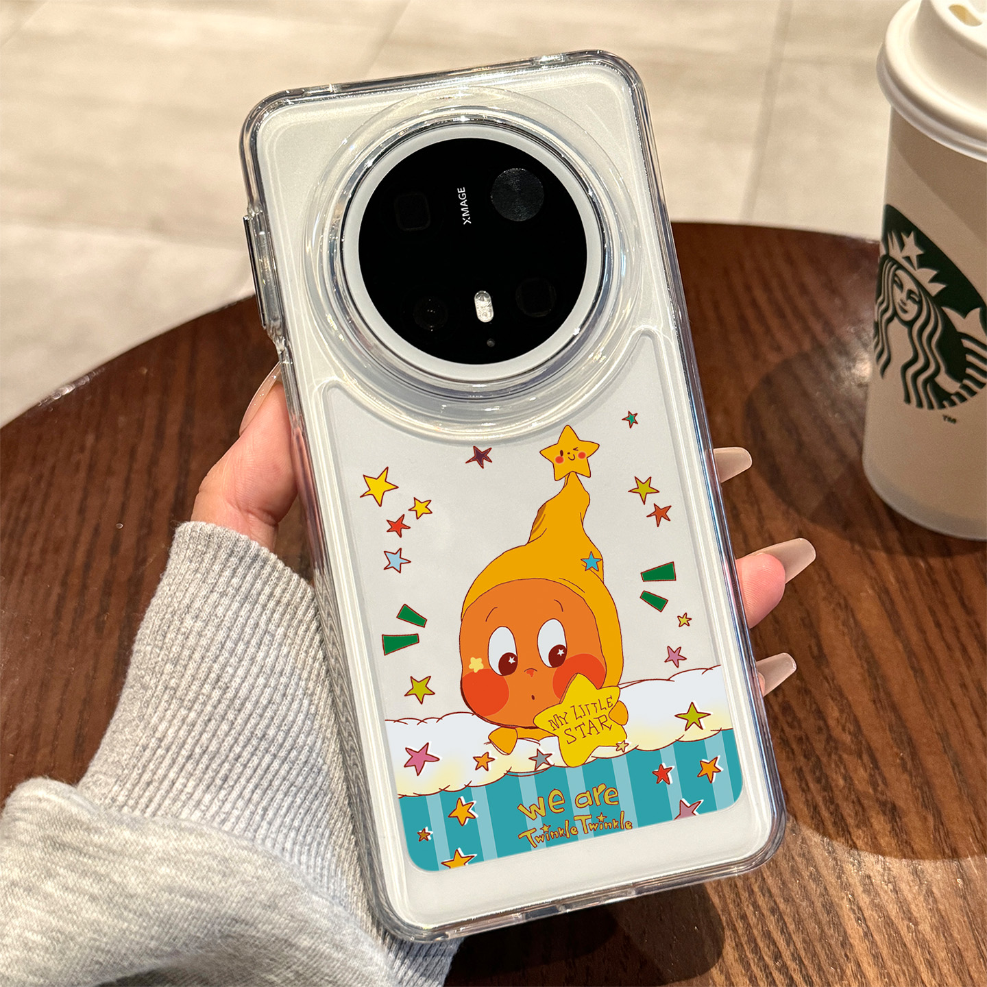 适用华为mate70pro+的新款手机壳夏日小清新mt70可爱女款meta60por高级感透明50e我们是星星人40epro超火外壳