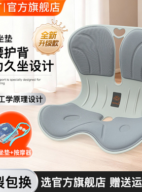 NGT护腰坐垫靠垫久坐神器人体工学办公室座姿椅腰背一体支撑腰部