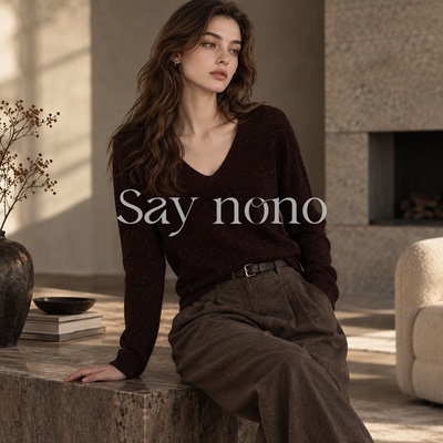 懒猫nono/Saynono  柔软针织衫上衣女 /T24251