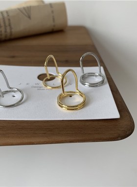 极速Gotchic Metal Line Thin Nail Rings for Women Daily Finge