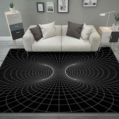 极速3D Vortehx Illusion Carpet Entrance Door Floor Mat Abstr