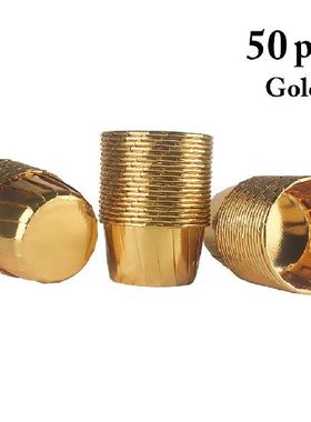 极速50PCS/Pacik Muffin Cupcake Liner Heatproof Cake Wrappers