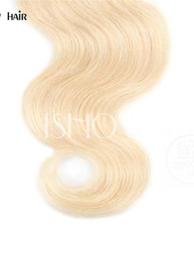 极速Wig hair curtain body wave white solKid color real perso